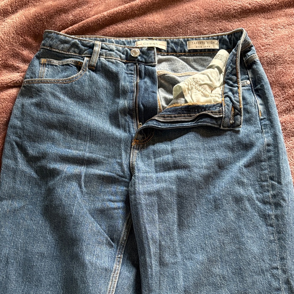 Guess Women's High Rise Blue Jeans